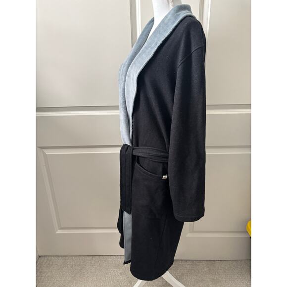 UGG Australia Robinson Navy Heather Men's Robe - Picture 2 of 7